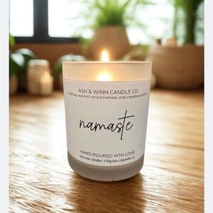 Namaste Soy Wax Candle - Cream